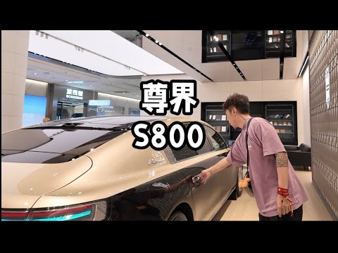 「Vlog 055」体验来的太突然，摸到尊界s800真车了，就一个字“尊呐”，大家跟随烟哥的镜头一起