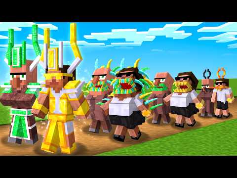 Evolving from Noob to Pro as Block Eater in Minecraft..