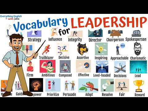 30 Intermediate English Words for Work & Leadership | B1/B2 Vocabulary
