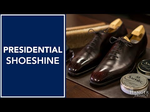 Presidential Shoe Shine | How to Shine Shoes