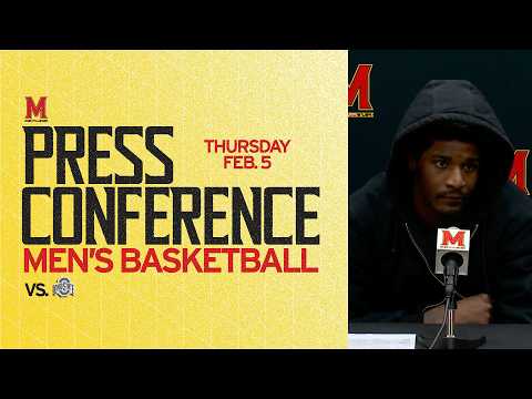 Maryland Men's Basketball | Player Press Conference | OSU