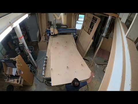 🎉 CNC Router ASMR | Satisfying Cabinet Tool Path Wood Cutting in Action 🎉  #Shorts