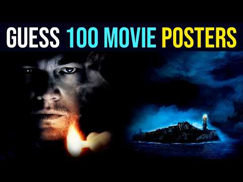 Guess 100 Movie Posters in 3 Seconds | 100 Films to Test Your Memory