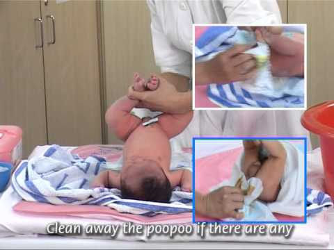 瑪麗醫院婦產科  嬰兒沐浴 (粵語配音，英文字幕)