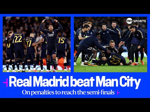 FULL PENALTY SHOOTOUT | Real Madrid beat Man City on pens to reach Champions League Semi-Finals 🔥