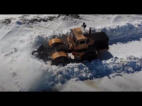 Трактор Кировец. Последнее видео зимнего сезона. Распаковка.