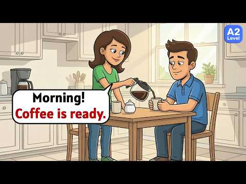One Day with Mark and Lisa | Simple English Dialogues for Beginners (A1–A2)