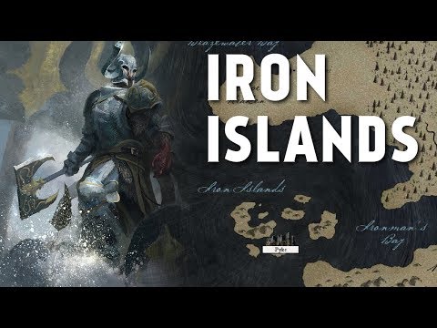 the Iron Islands - Map Detailed (Game of Thrones)