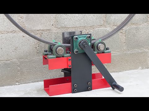 Make A Metal Bender | Simple Homemade Roller Bender Without Welding | DIY