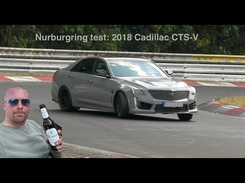 USA beauty Cadillac CTS-V TEST  @Nurburgring