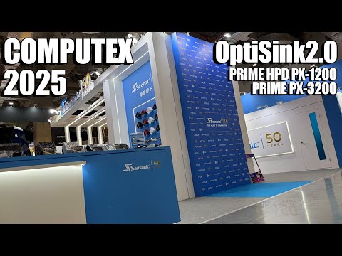 SeaSonic @ Computex - 50 Years, New OptiSink Design, Noctua Collab