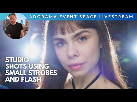 Adorama Event Space Relaunch! Studio Shots with Small Flash & Speedlights