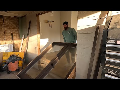 DIY Double Door Removal and Wall Installation