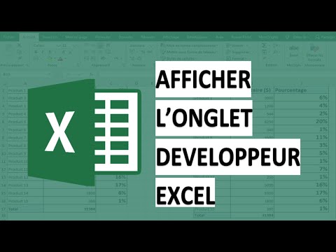 EXCEL - SHOW DEVELOPER tab on the Ribbon