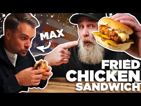 Ich mache Fried Chicken Sandwich für Max - total einfach