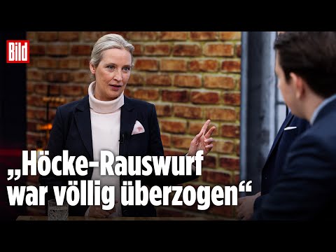 AfD-Chefin Alice Weidel gesteht einen großen Fehler | BILD Wahl-Total Wahllokal