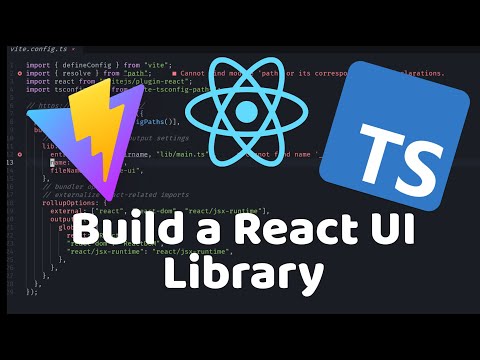 How To Build a React UI Library ep1: Setting up the build system and NPM publishing