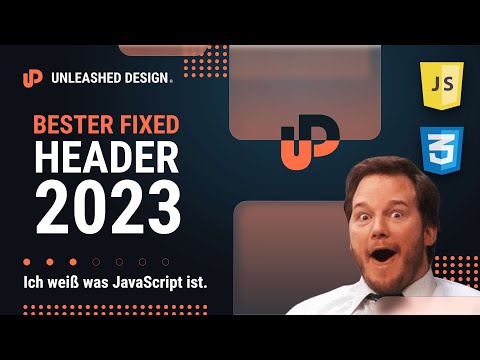 Der beste Fixed-Header Effekt für 2023 [DE/Tutorial]