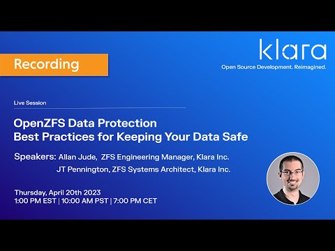 OpenZFS Data Protection – Best Practices for Keeping Your Data Safe