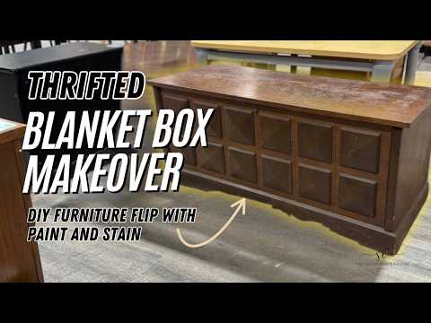 Thrifted Blanket Box Makeover & How To Revive That Cedar Wood Smell!