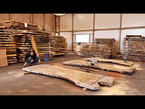 The Process of the World's Finest Single-Slab Dining Table | Japan’s Incredible Craftsmanship