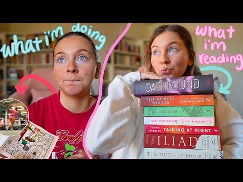 Weekend Vlog 🏓📖♥️| reading vlog, book shopping + haul, updates and more !