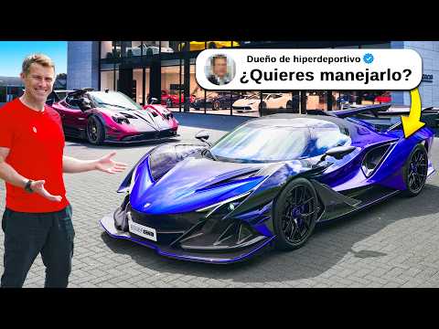 ¡Me dejó manejar cualquier hiperdeportivo que quisiera!