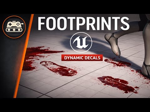 Surface-Based Footprint Decals in Unreal Engine 5 (Dynamic & Fading)