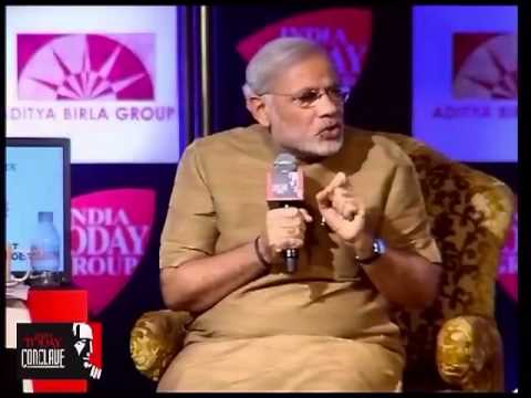 Q&A session with Narendra Modi at India Today Conclave 2013