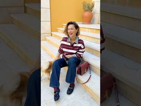 One jeans = 5 ways! Day 1 and it’s all about layering and contrasting