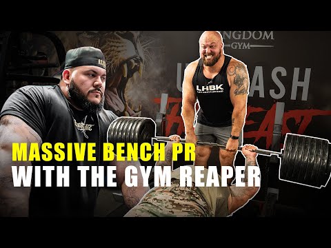 320KG BENCH PRESS with the GYM REAPER
