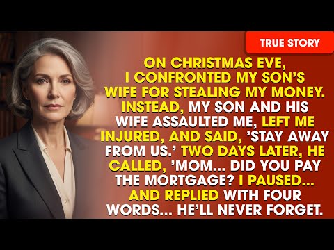 My Son and His Wife Assaulted Me on Christmas Eve After I Confronted Her for Stealing My Money