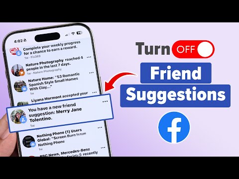 How to Disable Friend Suggestions On Facebook! [Turn OFF]