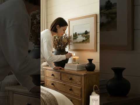 Warm walls start with timeless art. #vintage #digitalartdownload #homedecorideas #vintagedecor