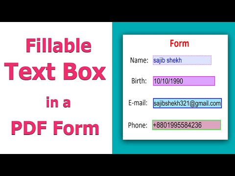 How to Create Fillable Text Box in a PDF using Foxit PhantomPDF