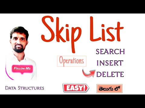 Skip List in Datastructure | Explaned in Telugu 