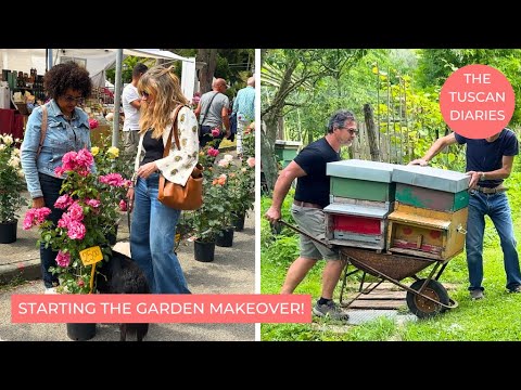TUSCAN FLOWER MARKET HAUL & PREPARING FOR BEES!