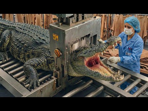 Inside the Crocodile Factory – (Full Process) How Luxury Bags Are Made
