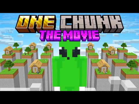 Minecraft But I Join ONE CHUNK CIVILIZATION [FULL MOVIE]