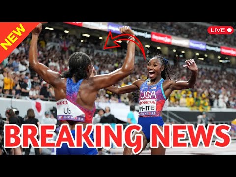 "Teen Track Star Interviews Her Idol Melissa Jefferson-Wooden After Record-Breaking Debut! 🏃‍♀️✨"