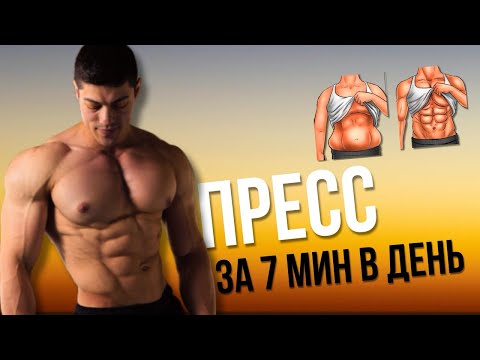 Как накачать ПРЕСС за 7 минут ДОМА / Легко и просто