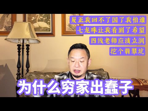 为什么自古穷家出蠢子？为什么中国人出了国还怕说真话！