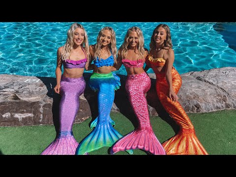 Ultimate Mermaid ACRO challenge! TWIN VS TWIN!