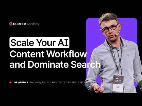Scale Your AI Content Workflow (and Dominate Search Results) - Live Surfer Demo 🚀