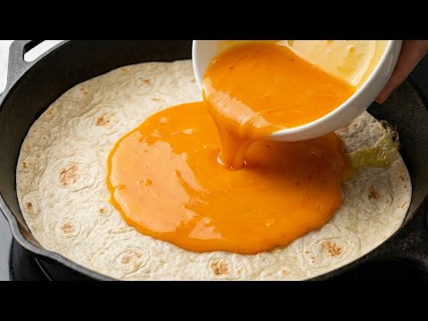 Tortilla mit Eiern ist besser als Pizza! Dieses einfach Rezept kennt keiner!