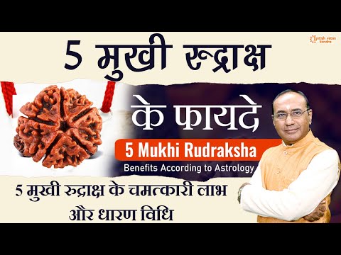 पांच मुखी रुद्राक्ष के फायदे और विधि | Benefits of Panch Mukhi Rudraksha | Astrology