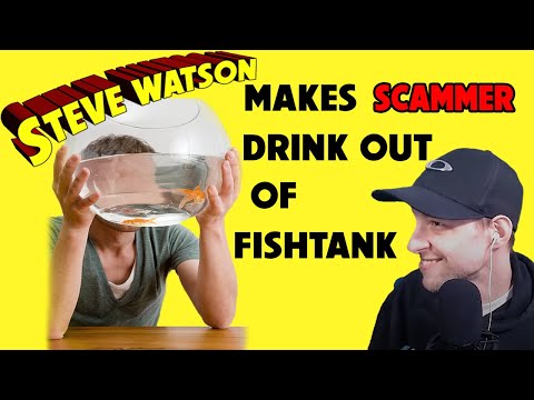 Scammer Is Panick from the Steve #scambait #improv #scam