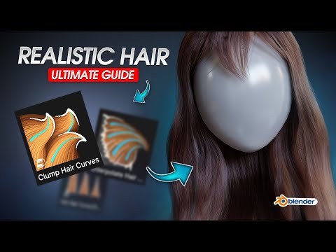 How to Easily Create Realistic Hair using the New Hair tools in Blender