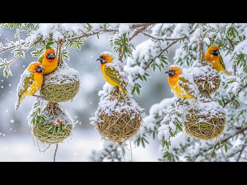 Experience the Gentle Sound of Birdsong in a Winter Wonderland – The Hidden Wonders of Wild Birds