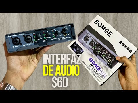 Interfaz de Audio BARATA!! - BOMGE BMG 22